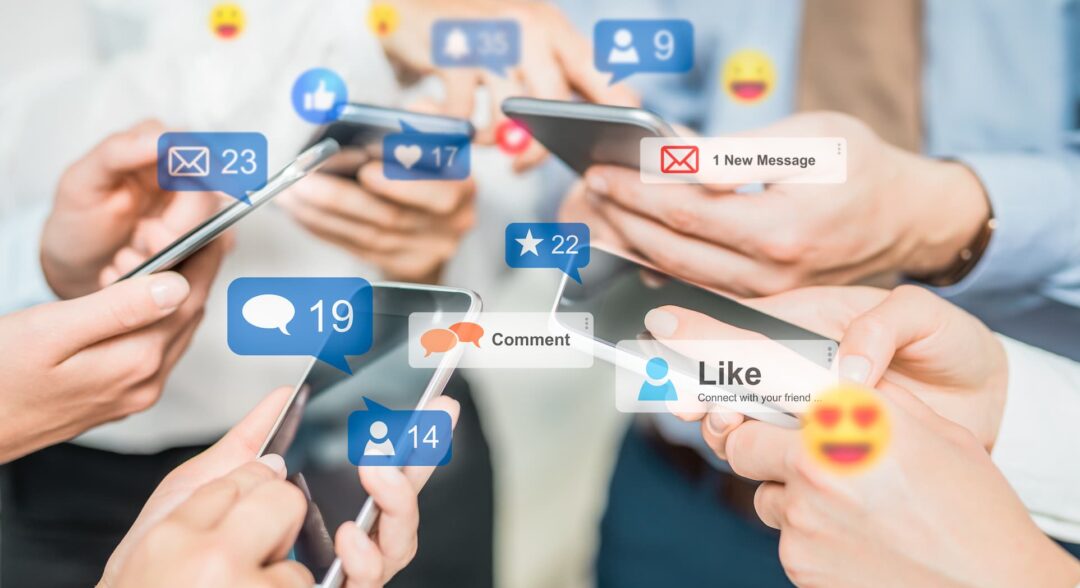 social média használata