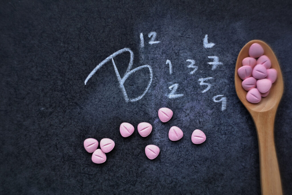 B-komlex vitamin egy kanálban.