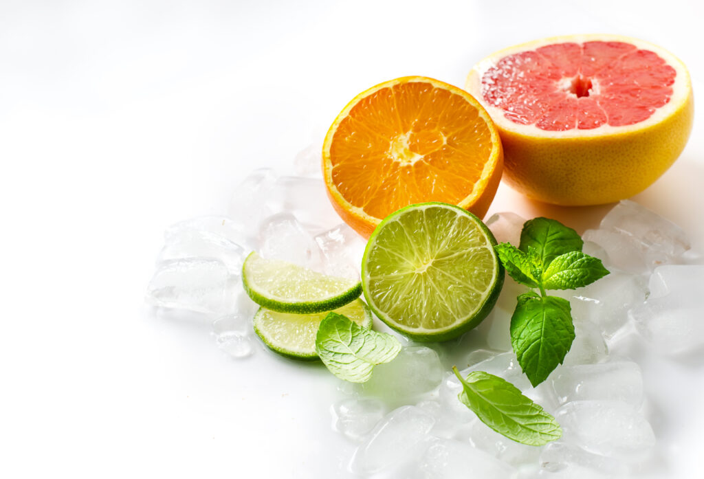 C-vitamint tartalmazó narancs, grapefruit, narancs.