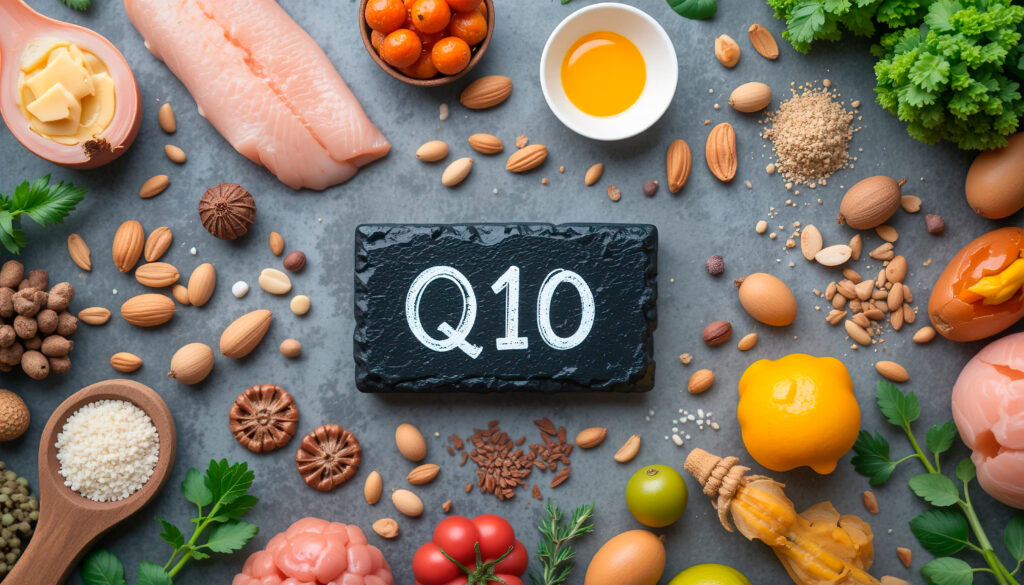 Q10 vitamint tartalmazó ételek.