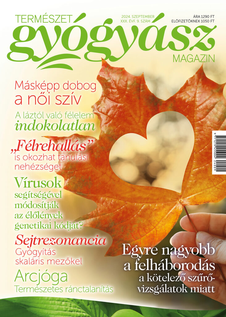 Természetgyógyász Magazin, szeptember, 2024