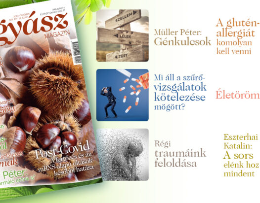 Természetgyógyász magazin, október, ajánló