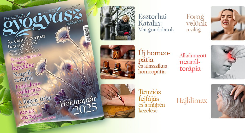 Természetgyógyász Magazin januári száma