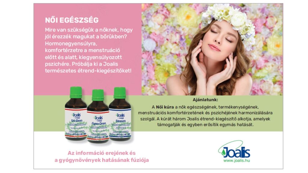 Joalis cseppek a női mell egészségének fenntartására.
