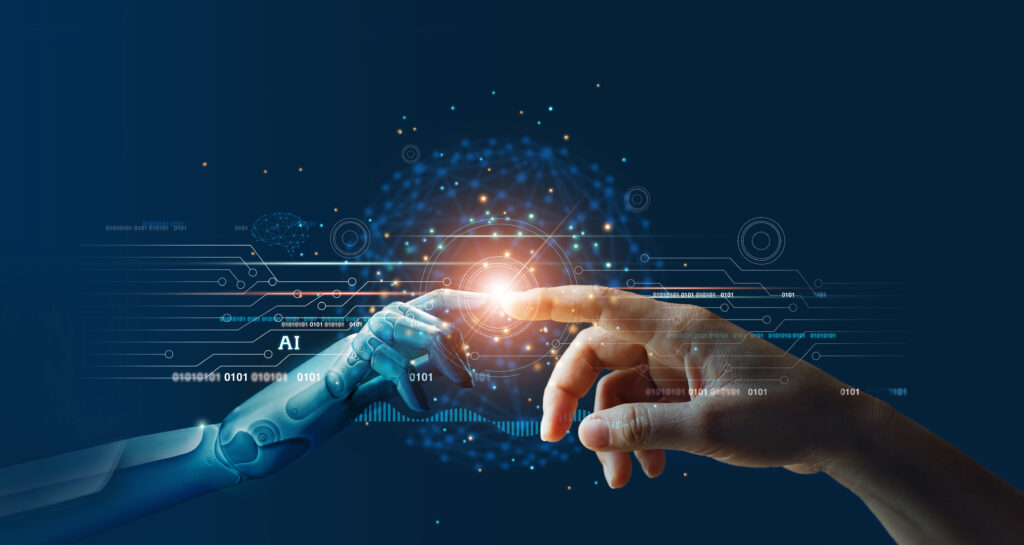 Mesterséges intelligencia és az ember találkozása.