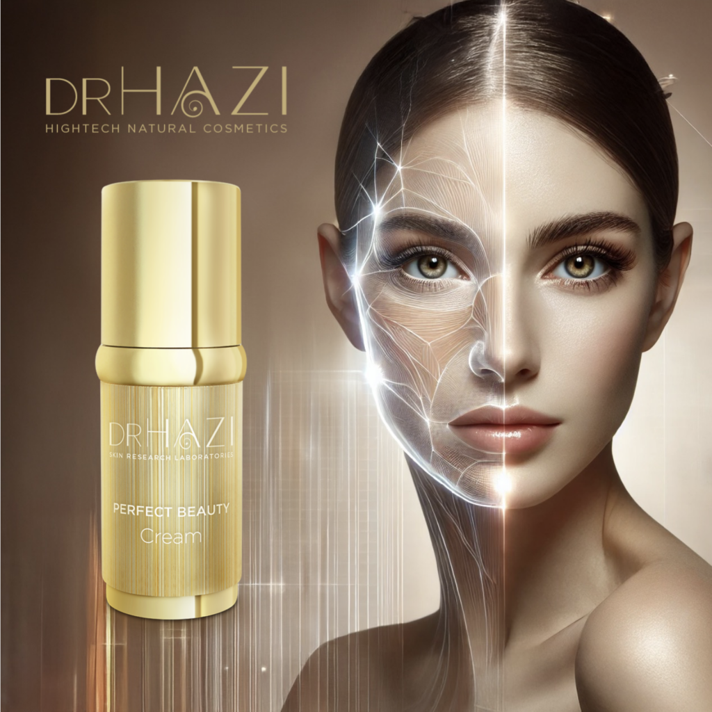DrHazi Perfect Beauty krém egy modellel.