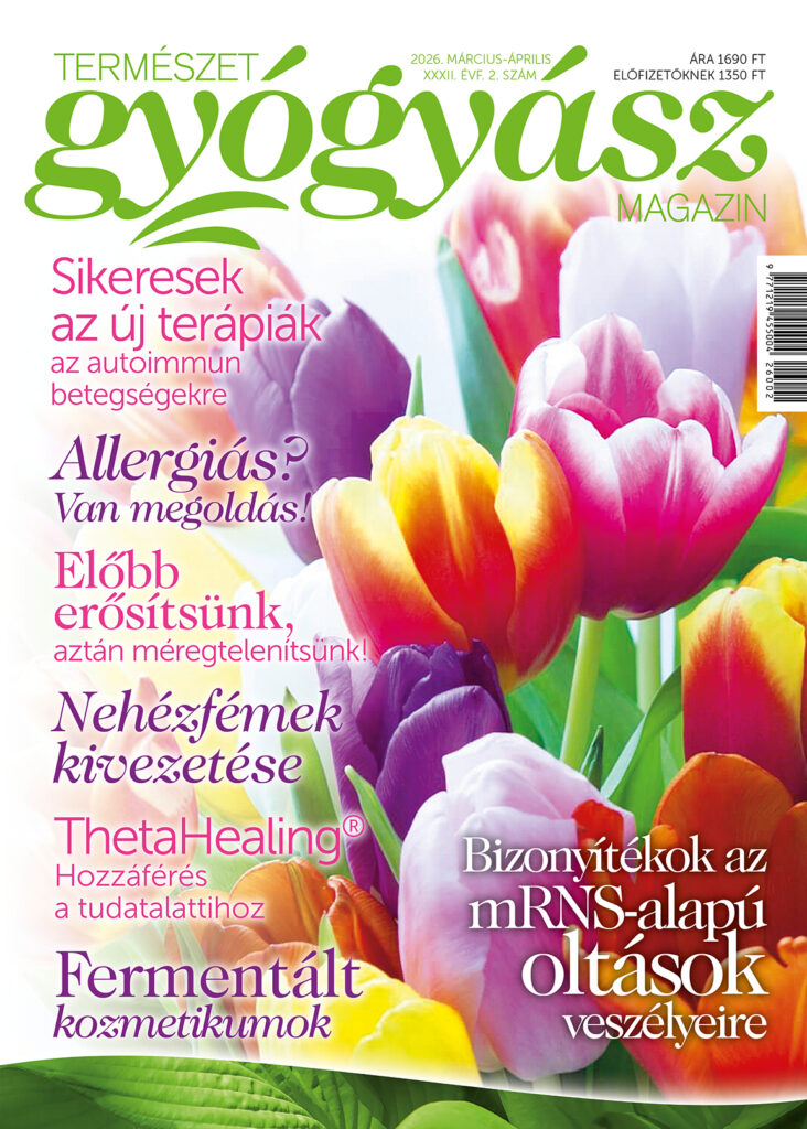 Természetgyógyász Magazin március-áprilisi száma