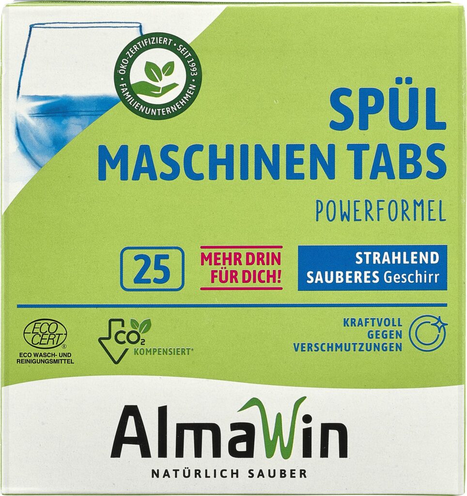 AlmaWin mosogatógépes termékcsalád komplett megoldást kínál az edények tisztításához. 