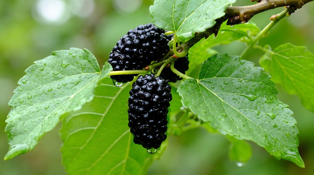 Az eperfa termése (Morus nigra)